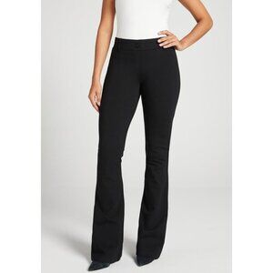 Betabrand Black Classic Dress Pant Yoga Pants 2XL